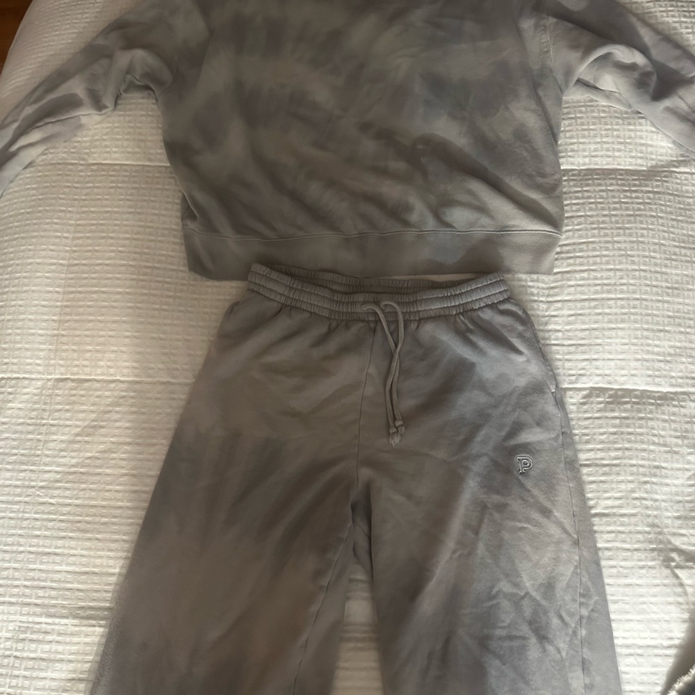 PINK Victoria's Secret Cozy Gray Lounge Set